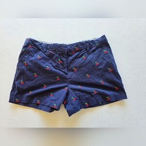 Cambridge Dry Goods Blue Shorts with Cherry Pattern